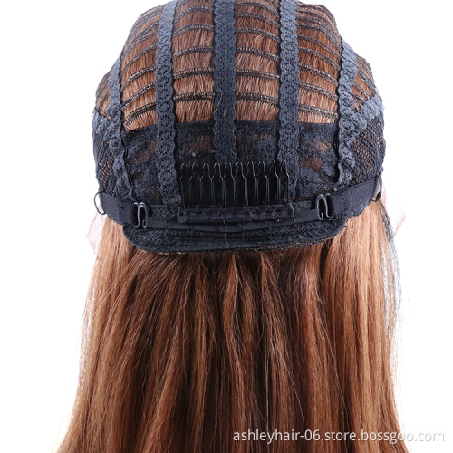 Wigs And Weave Cheap Synthetic Lace Front Wigs Sale With Lowest Price Heat High Temperature Resistant Fiber Hair Color T1B 27